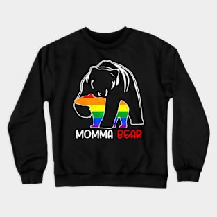 LGBT Mama Momma Bear Gay Pride Proud Mom Mother's Day Crewneck Sweatshirt